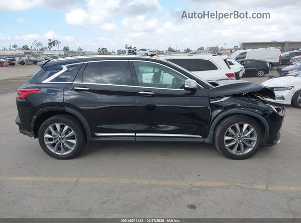 3PCAJ5BA4MF107323 2021 INFINITI QX50 Black Vista interior de 360 grados