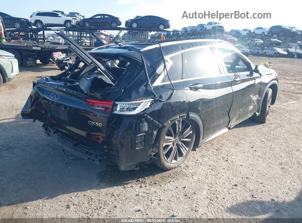 3PCAJ5BA4MF112361 2021 INFINITI QX50 Black Հետևի աջ