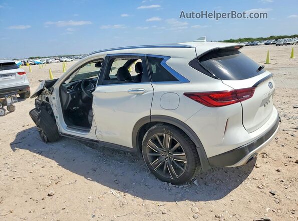 3PCAJ5BA6NF120009 2022 INFINITI QX50 White Задня ліва чверть