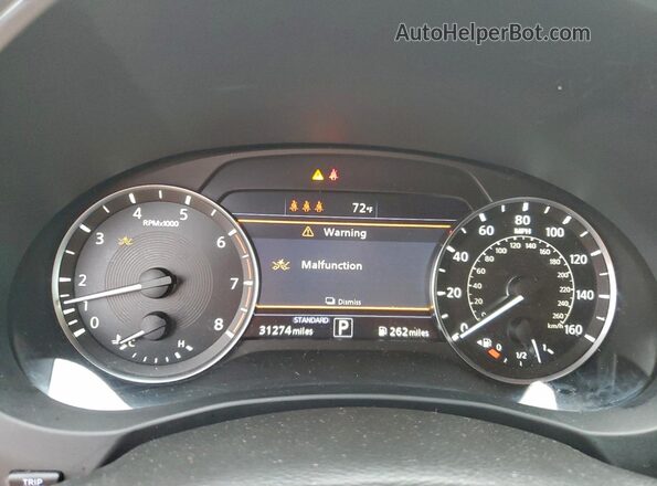 3PCAJ5BA7NF108113 2022 INFINITI QX50 Gray ხელსაწყოთა პანელის ხედი