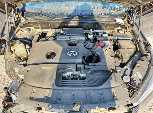 3PCAJ5BA8MF117420 2021 INFINITI QX50 Blue Vista del compartimento del motor