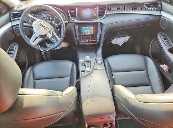 3PCAJ5BA8MF117420 2021 INFINITI QX50 Blue Vista del salpicadero