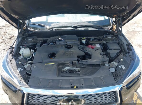 3PCAJ5BAXMF108623 2021 INFINITI QX50 Black Вид ззаду