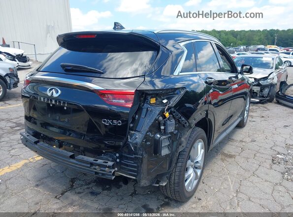 3PCAJ5BAXMF108623 2021 INFINITI QX50 Black Задня права чверть