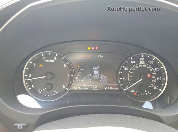 3PCAJ5BB0RF106797 2024 INFINITI QX50 Charcoal Widok zestawu wskaźników