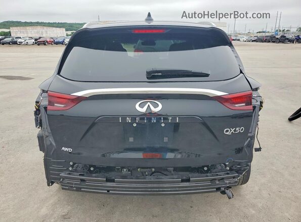 3PCAJ5BB1RF101804 2024 INFINITI QX50 Black Widok z tyłu