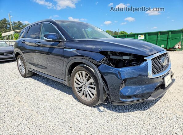 3PCAJ5BB3RF113887 2024 INFINITI QX50 Blue Front right