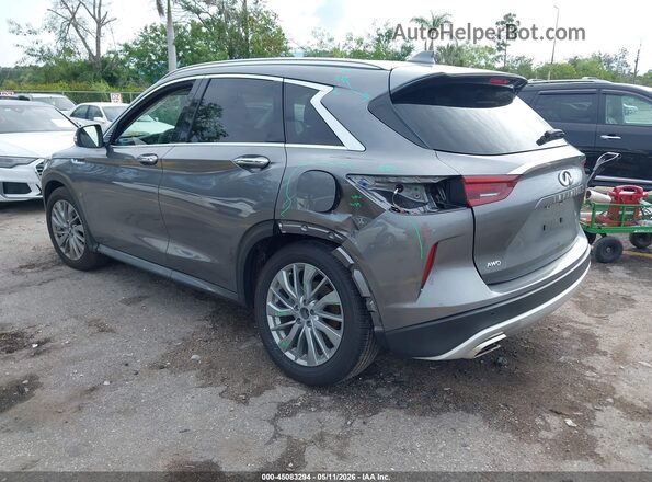 3PCAJ5BB3SF105455 2025 INFINITI QX50 Серый Задняя левая четверть