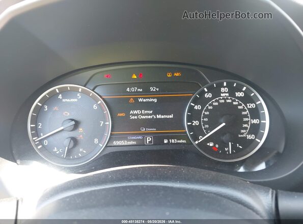 3PCAJ5BB5MF101930 2021 INFINITI QX50 White Vista de los asientos traseros