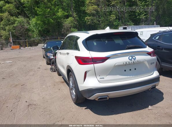 3PCAJ5BB5MF101930 2021 INFINITI QX50 White Trasero izquierdo