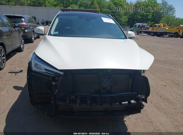 3PCAJ5BB5MF101930 2021 INFINITI QX50 White Vista interior trasera