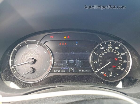 3PCAJ5BB7PF110908 2023 INFINITI QX50 White ხელსაწყოთა პანელის ხედი