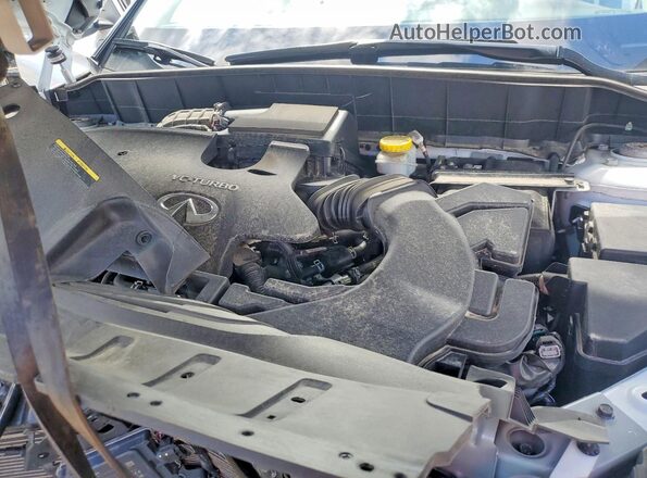 3PCAJ5BB7PF110908 2023 INFINITI QX50 White ძრავის განყოფილების ხედი