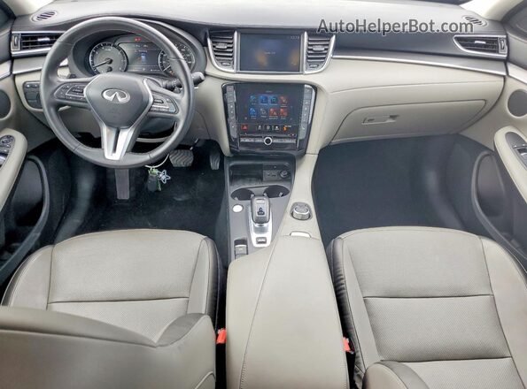 3PCAJ5BB7RF104853 2024 INFINITI QX50 Silver Առջևի վահանակի տեսք