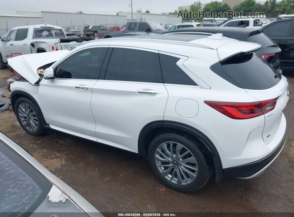 3PCAJ5BB7SF101988 2025 INFINITI QX50 White 360 interior view
