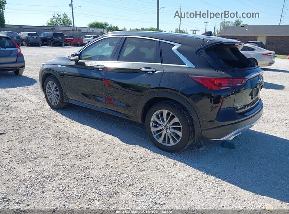 3PCAJ5BB8RF107003 2024 INFINITI QX50 Black უკანა მარცხენა