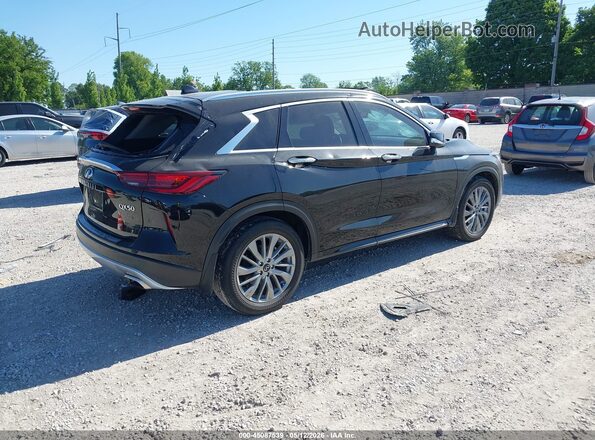3PCAJ5BB8RF107003 2024 INFINITI QX50 Black უკანა მარჯვენა