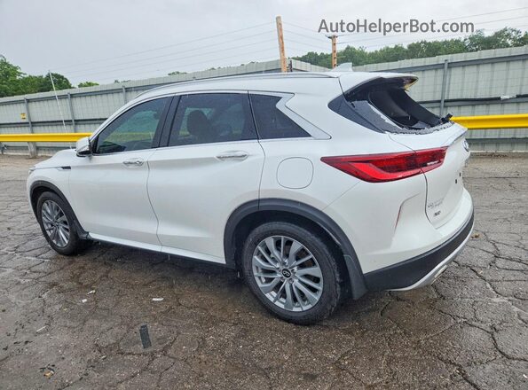 3PCAJ5BB8SF102101 2025 INFINITI QX50 White Задня ліва чверть