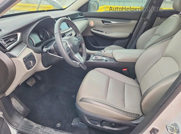 3PCAJ5BB8SF102101 2025 INFINITI QX50 White Вид салону спереду