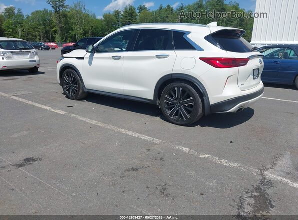 3PCAJ5BB9MF101087 2021 INFINITI QX50 Белый Задняя левая четверть