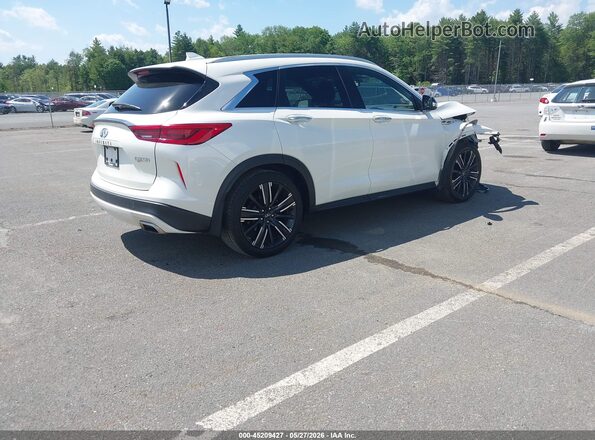 3PCAJ5BB9MF101087 2021 INFINITI QX50 Белый Задняя правая четверть