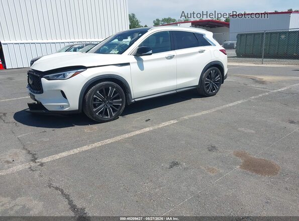 3PCAJ5BB9MF101087 2021 INFINITI QX50 Белый Передняя левая четверть
