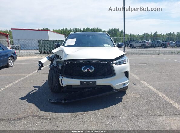 3PCAJ5BB9MF101087 2021 INFINITI QX50 Белый Вид щитка приборов