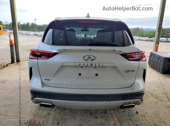 3PCAJ5BB9PF114572 2023 INFINITI QX50 White Вид ззаду