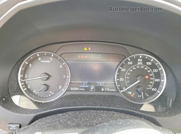 3PCAJ5BB9PF114572 2023 INFINITI QX50 White Вид щитка приладів