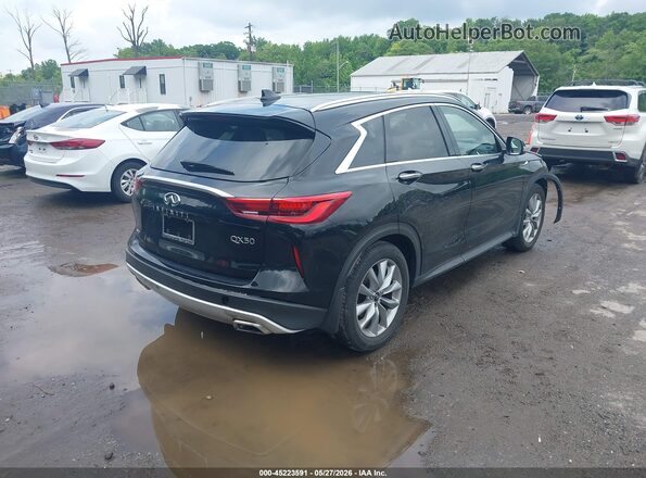 3PCAJ5BBXMF109036 2021 INFINITI QX50 Black Tył prawy