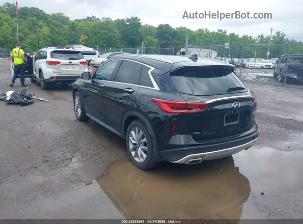 3PCAJ5BBXMF109036 2021 INFINITI QX50 Black Tył lewy