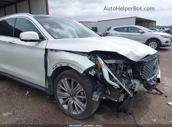 3PCAJ5CA0MF111478 2021 INFINITI QX50 White წინა ხედი