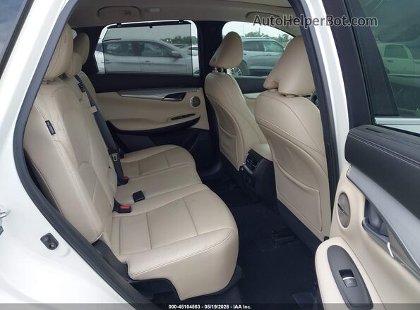 3PCAJ5CA0MF111478 2021 INFINITI QX50 White VIN კოდის სტიკერის ხედი