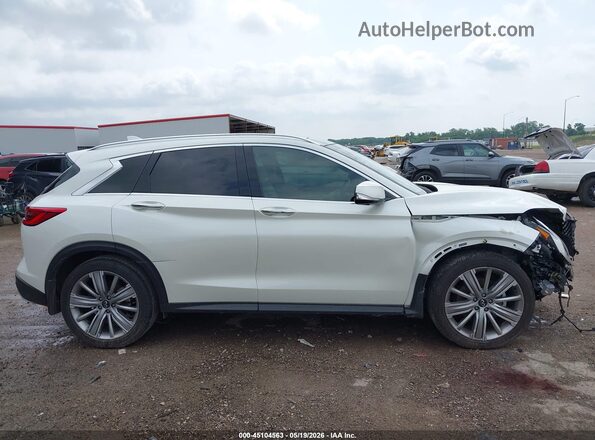 3PCAJ5CA0MF111478 2021 INFINITI QX50 White უკანა სალონის ხედი