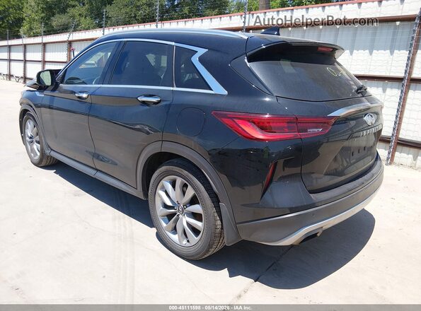 3PCAJ5CA7NF107042 2022 INFINITI QX50 Black Trasero izquierdo