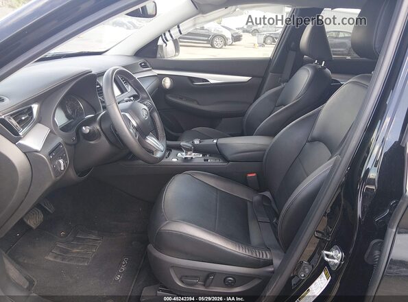 3PCAJ5CA7NF117103 2022 INFINITI QX50 Black Widok wnętrza z przodu