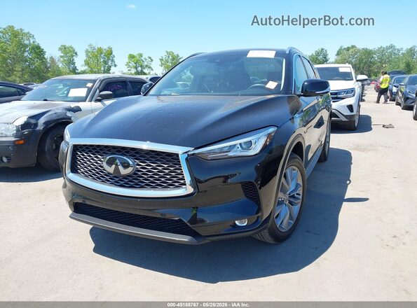 3PCAJ5CB4MF127126 2021 INFINITI QX50 Black Front left