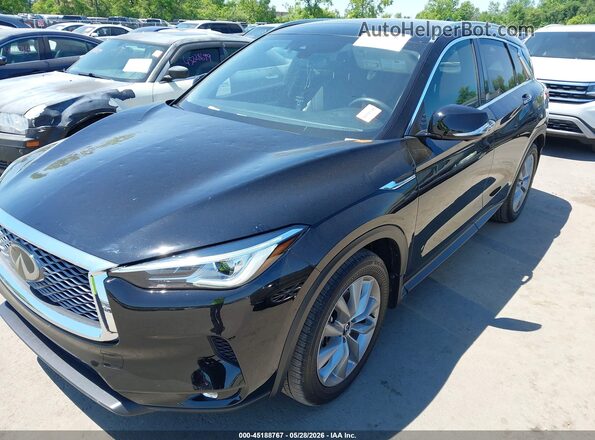 3PCAJ5CB4MF127126 2021 INFINITI QX50 Black Front view