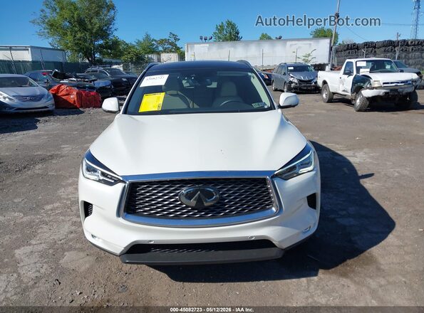 3PCAJ5CB7NF119703 2022 INFINITI QX50 White Սարքավորումների վահանակի տեսք