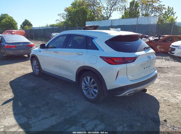 3PCAJ5CB7NF119703 2022 INFINITI QX50 White Հետևի ձախ