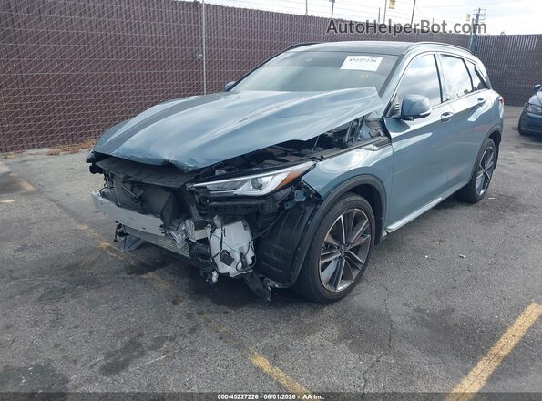 3PCAJ5FA4RF107629 2024 INFINITI QX50 Gray Vista tres cuartos delantera izquierda