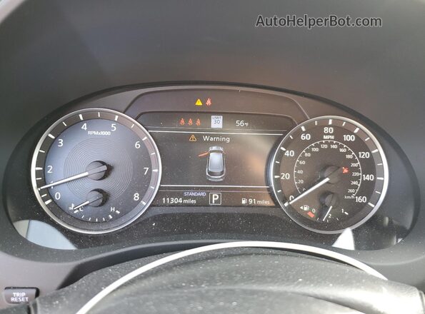 3PCAJ5FB4RF114945 2024 INFINITI QX50 Черный Вид щитка приборов