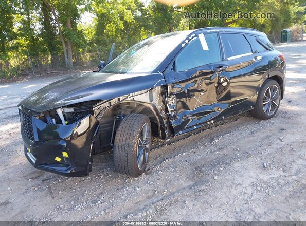 3PCAJ5FB5RF111066 2024 INFINITI QX50 Черный Передняя левая четверть