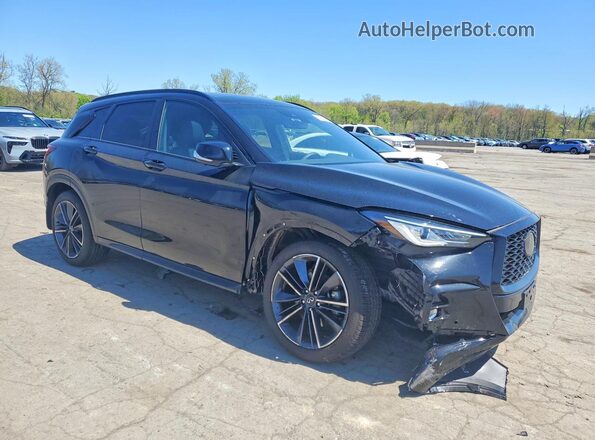 3PCAJ5FB6SF110594 2025 INFINITI QX50 Black Առջևի աջ