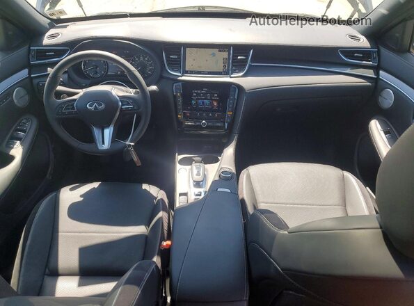 3PCAJ5FB6SF110594 2025 INFINITI QX50 Black Առջևի վահանակի տեսք