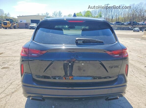 3PCAJ5FB6SF110594 2025 INFINITI QX50 Black Հետևի տեսք