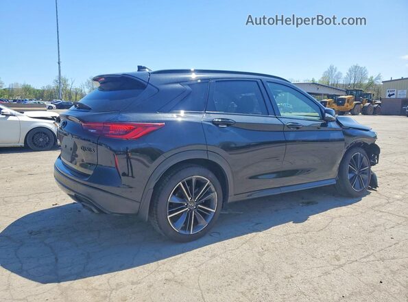 3PCAJ5FB6SF110594 2025 INFINITI QX50 Black Հետևի աջ