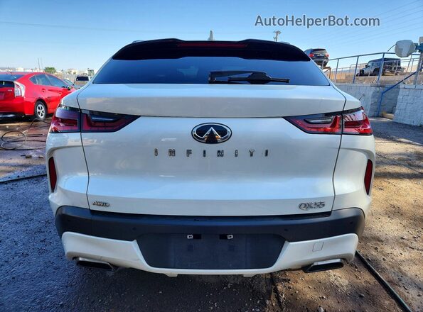 3PCAJ5J35NF101034 2022 INFINITI QX55 White Vista trasera