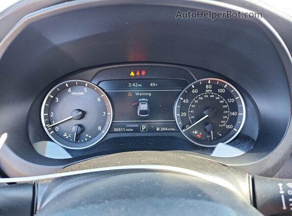 3PCAJ5J35NF101034 2022 INFINITI QX55 White Vista del cuadro de instrumentos