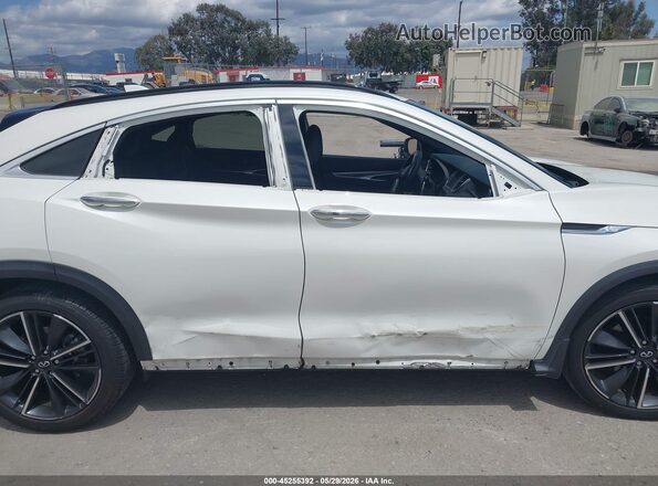 3PCAJ5J37NF103321 2022 INFINITI QX55 White Вид задньої частини салону